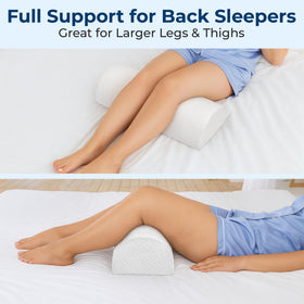 Five Stars United under-knee pillow with memory foam contours for comfortable leg support