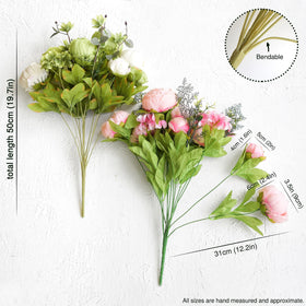 FiveSeasonStuff wedding centerpiece idea with airy pink-green palette for receptions