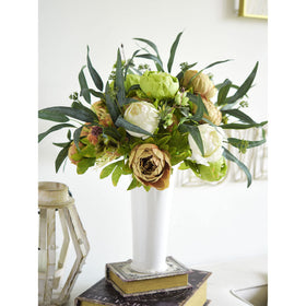 FiveSeasonStuff silk peony bouquets close-up with hydrangea accents for long-lasting florals.