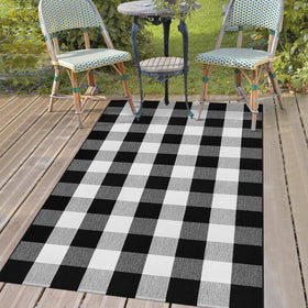 Fixseed buffalo plaid bedroom rug adds cozy, durable decor