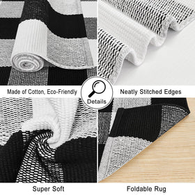 Fixseed buffalo plaid porch rug suits outdoor or covered spaces