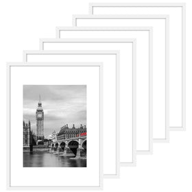 Fixwal 12x16 white frame set packaged, ready for quick wall display.
