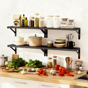 Fixwal 16-5-inch shelves for versatile wall storage in any room.