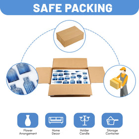 Fixwal packaging protects fragile vases during shipping for reliable delivery