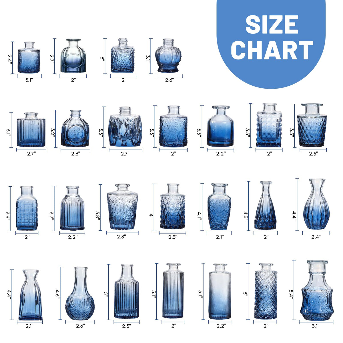 Fixwal glass vases help elevate windowsill displays and dining tables