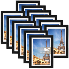 Fixwal 5x7 frame set, 12-pack pack shot, ideal for a coordinated photo wall.