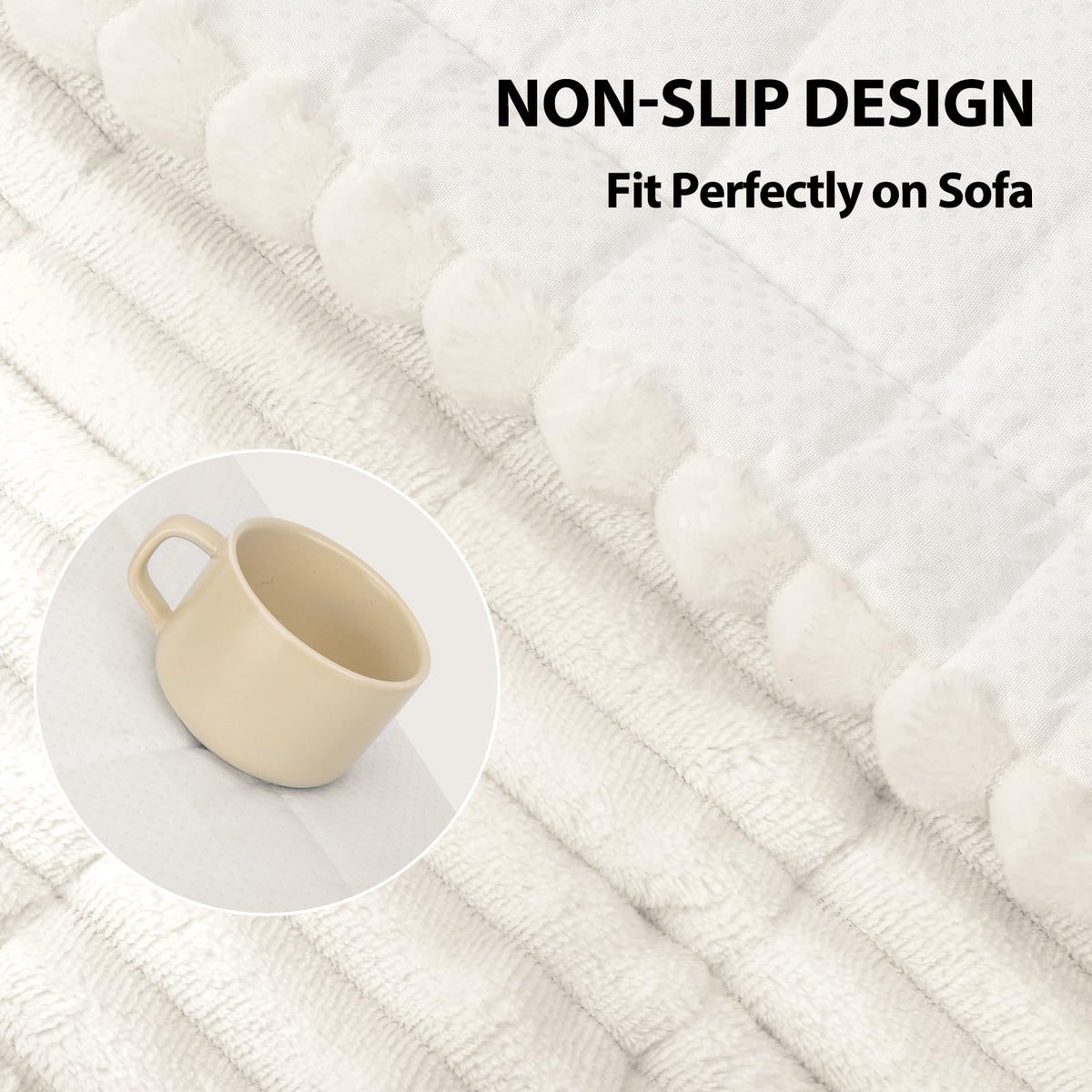 Fixwal bedside protector in plush material creates a safe, cozy edge