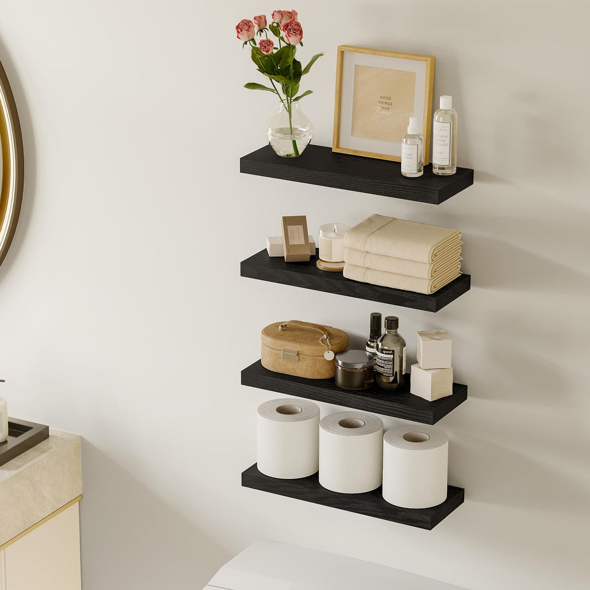 Fixwal kitchen organization shelf ideal for spices and small containers