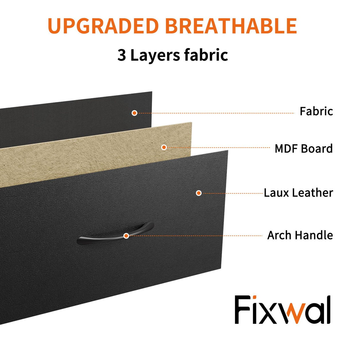 Fixwal entryway uses slim footprint storage with seven fabric drawers.