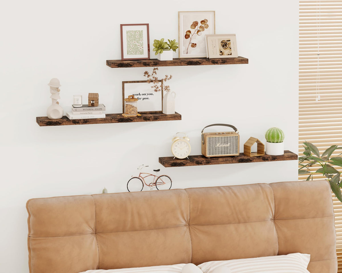 Fixwal cat-friendly shelves ideal for small accessories and cat items.