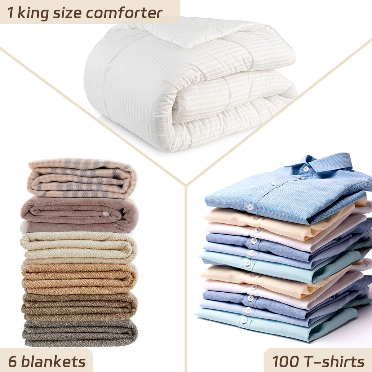 Fixwal clothes storage bag provides quick item location