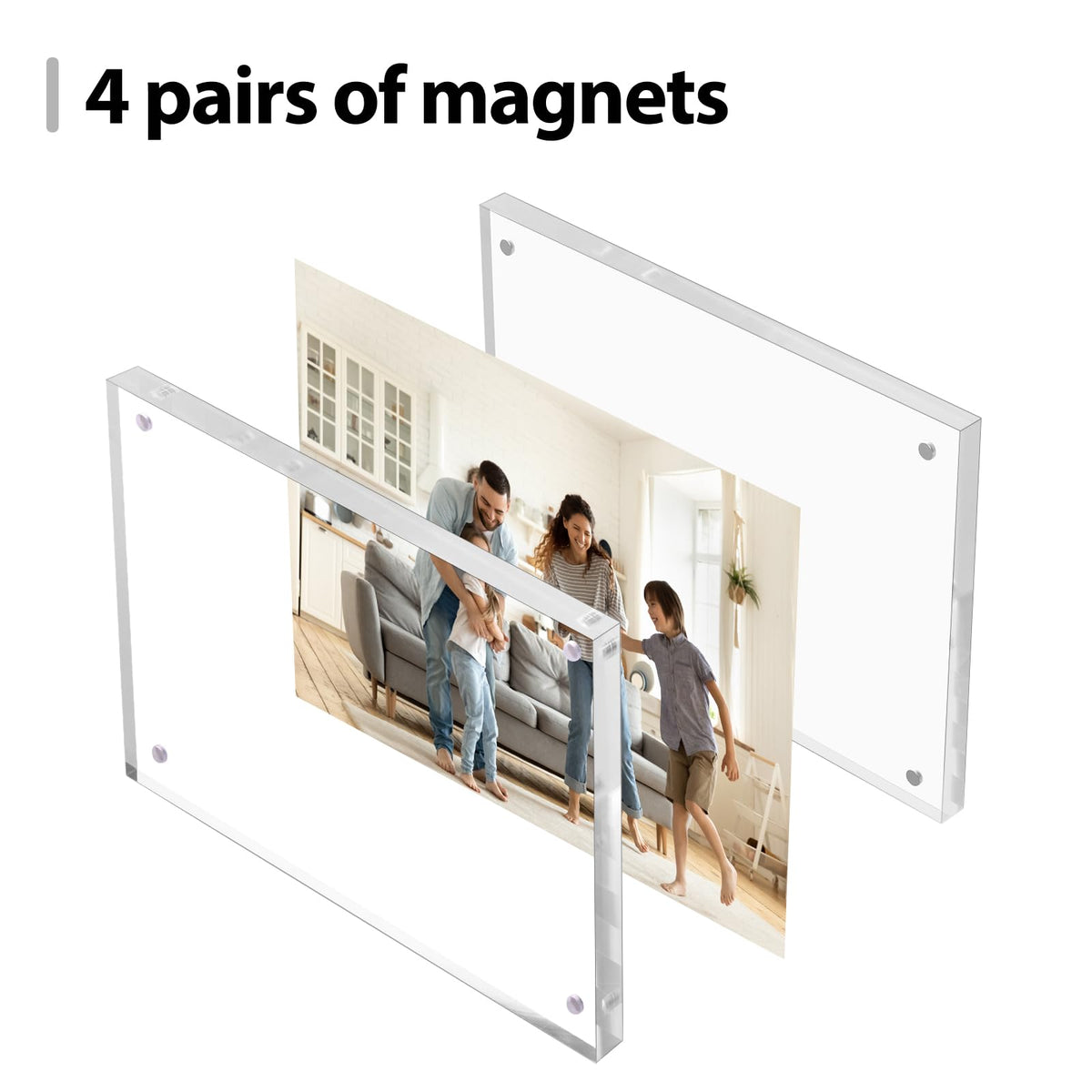 Fixwal desktop-friendly 8x10 frame adds elegant display to any space