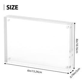 Fixwal double-sided frame showing two photos without borders