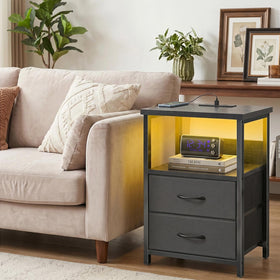 Fixwal easy assembly instructions help set up two nightstands quickly