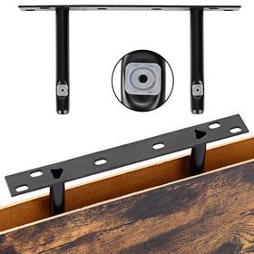 Fixwal floating shelves bedroom display for books and decor.