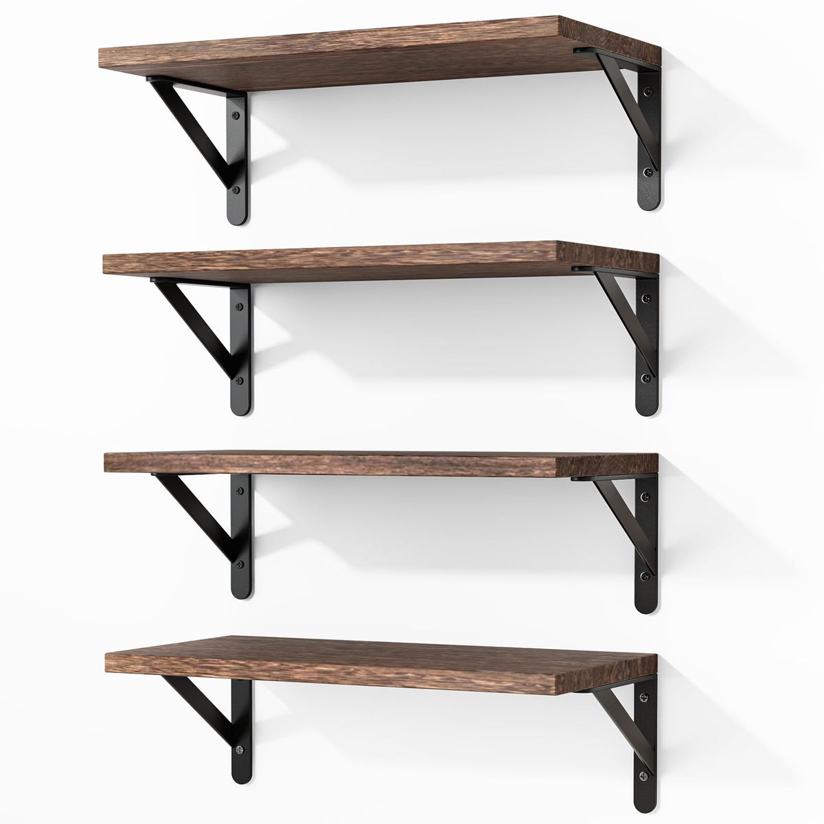 Fixwal wall-mounted floating shelves showing easy setup and clean lines.