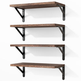 Fixwal wall-mounted floating shelves showing easy setup and clean lines.