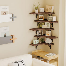 Fixwal bedroom shelves holding books and keepsakes neatly
