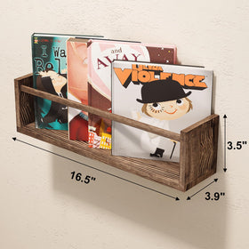 Floating wall shelves from Fixwal showcase toys and decor neatly.