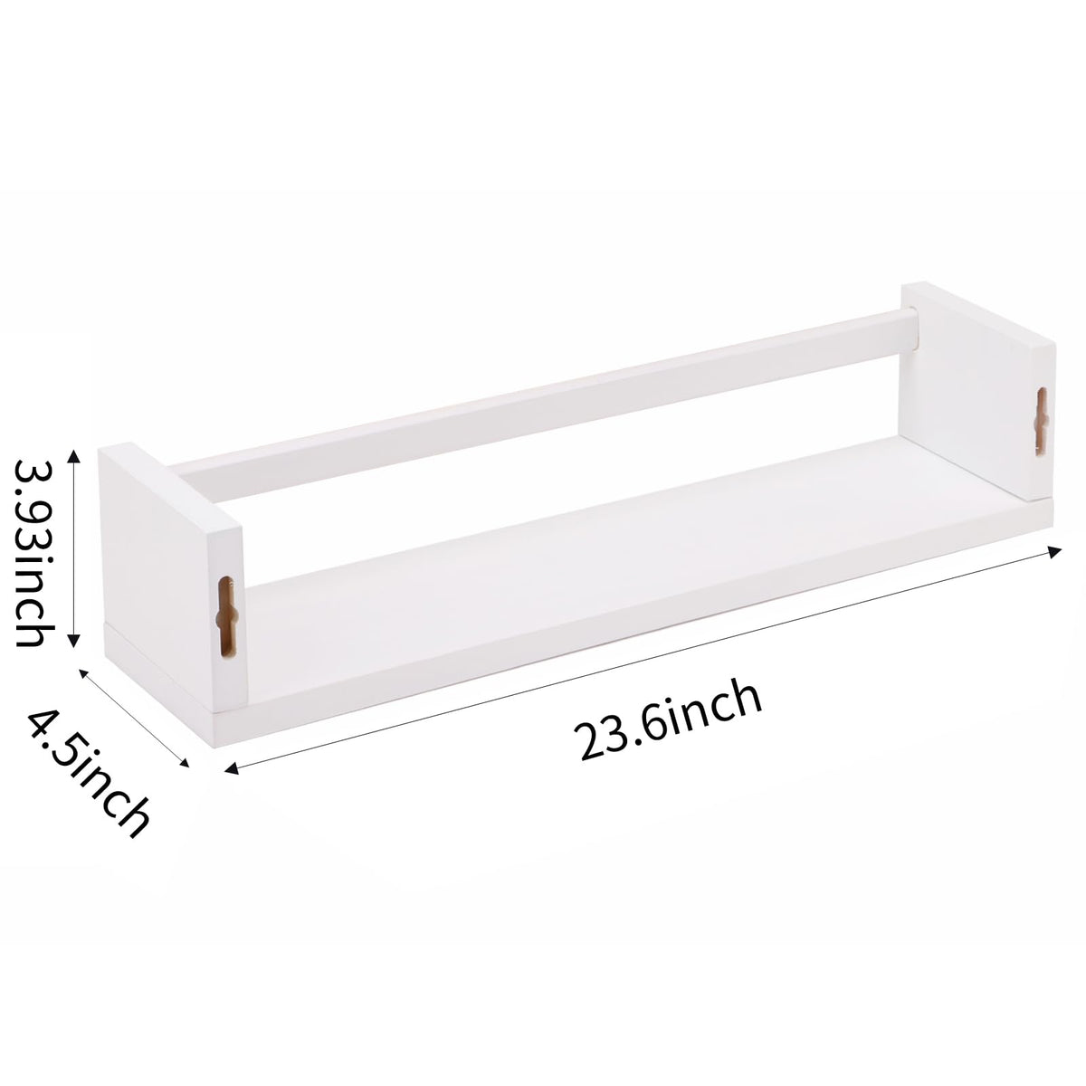 Fixwal floating wall shelves wood 3pc highlighting natural pine texture and kid-friendly storage
