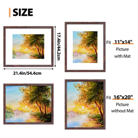 Fixwal frame back stand enables easy tabletop display