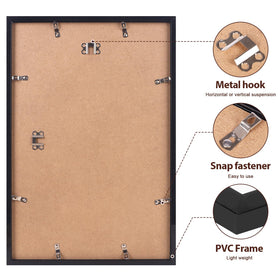 Fixwal frame wall-mount vertical orientation for a tidy gallery