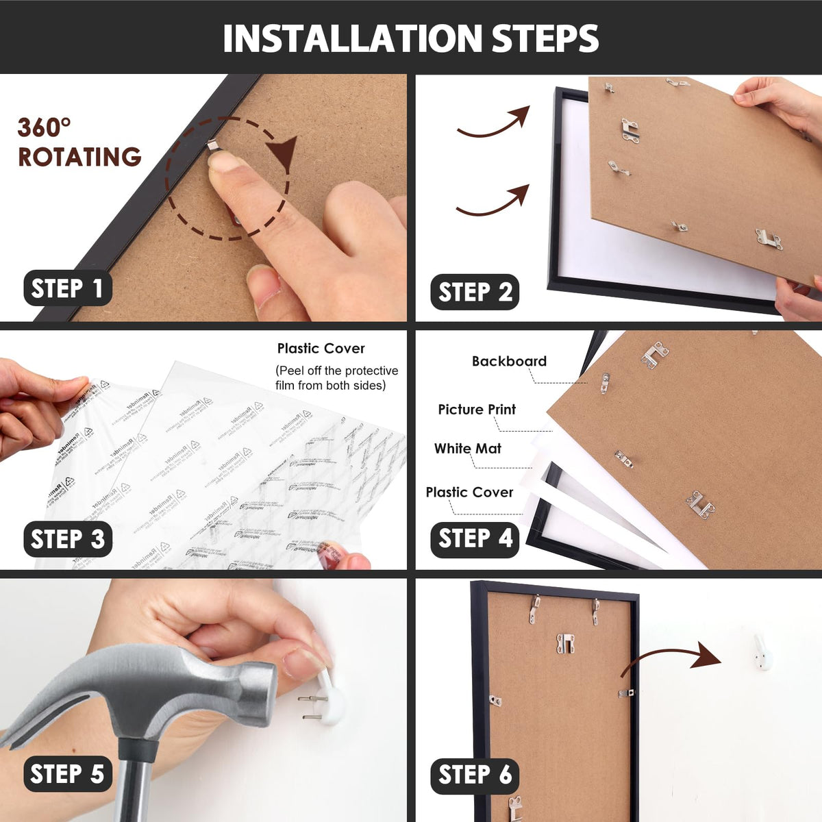 Fixwal gift-ready packaging for the frame set