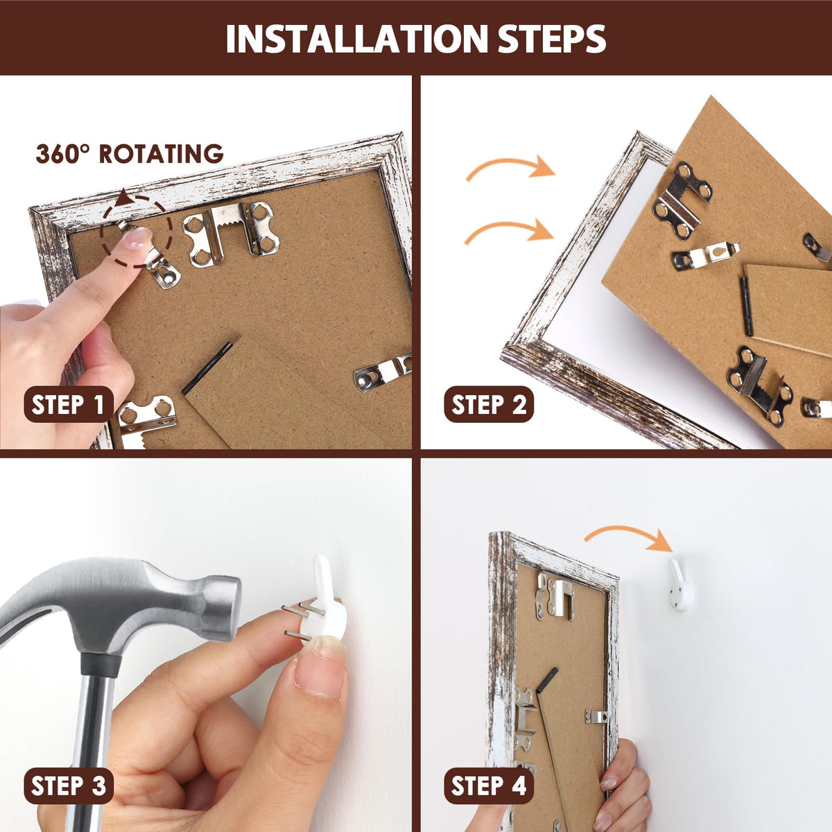 Gift-ready Fixwal retro photo frame set ideal for occasions.
