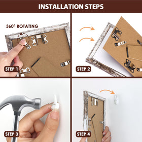 Gift-ready Fixwal retro photo frame set ideal for occasions.