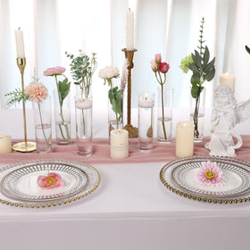 Fixwal heavy-base bud vases provide stable centerpieces for events and home decor.
