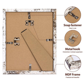 Frame showing horizontal and vertical mounting capability for versatile setup.