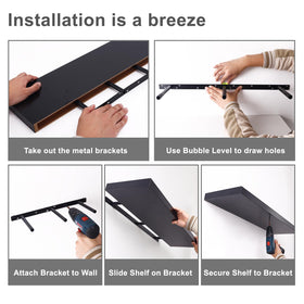 Fixwal included hardware ensures quick, secure installation and mounting