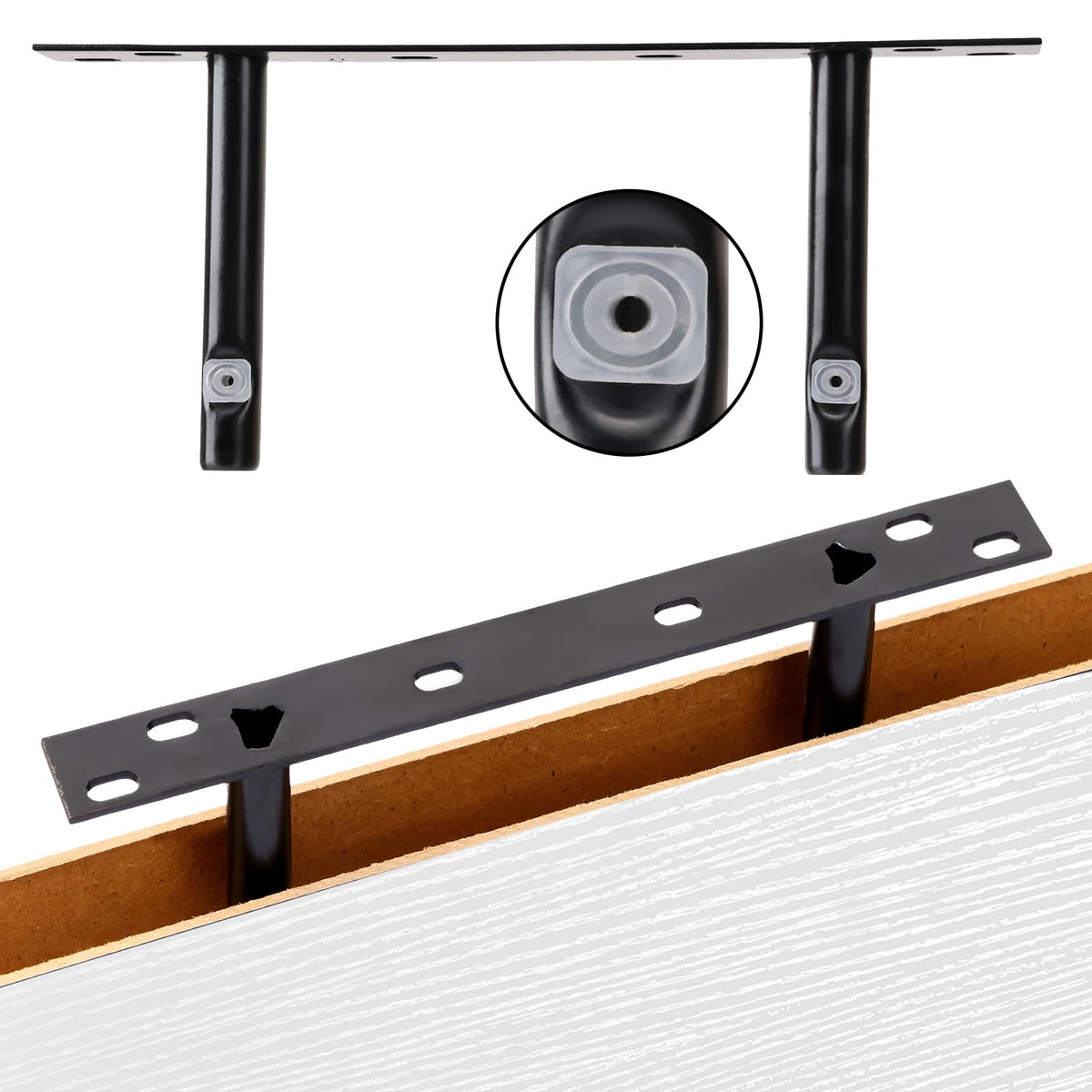 Fixwal invisible brackets floating shelves for clean wall display