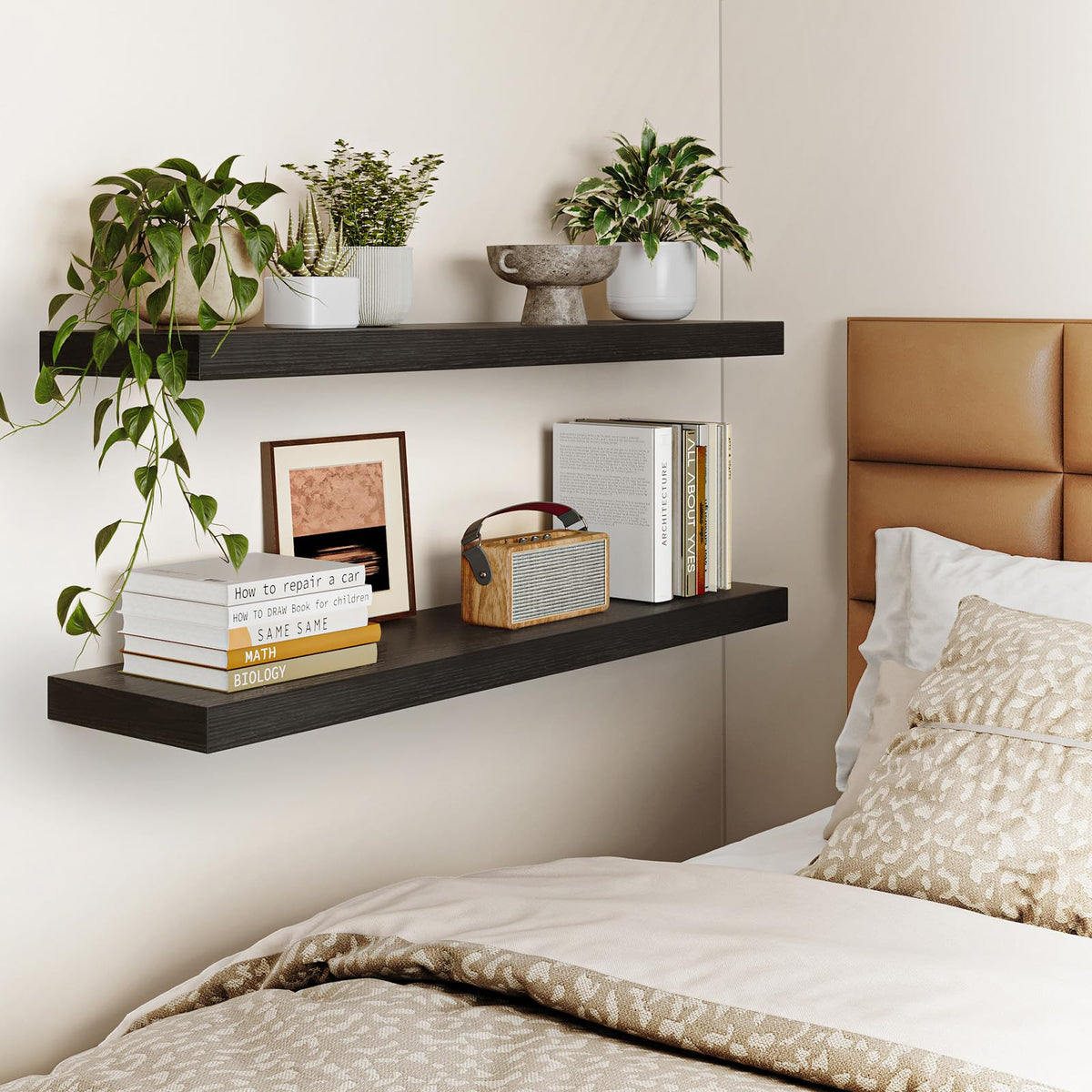 Fixwal kitchen or hallway shelving keeps essentials within easy reach