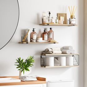 Fixwal leaf-style ironwork and brackets add rustic farmhouse detail.