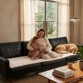 Fixwal leak-proof furniture cover keeps furniture dry during playtime