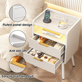 Fixwal LED RGB nightstand offers customizable ambient lighting for relaxing evenings