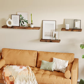 Fixwal living room shelf pairs with books and decor