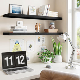 Fixwal living room setup enhances decor with a modern rustic vibe