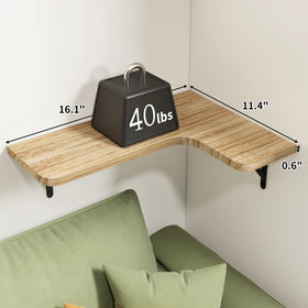Fixwal multi-functional shelves in kitchen, bathroom, and living areas