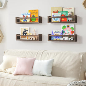 Fixwal shelves used in bathroom or kitchen for compact storage and organization.