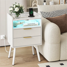 Fixwal nightstand dimensions 15.7x11.8x25.6in fit compact spaces