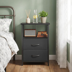 Fixwal Night Stand Sturdy Metal Frame communicates solid construction for daily use
