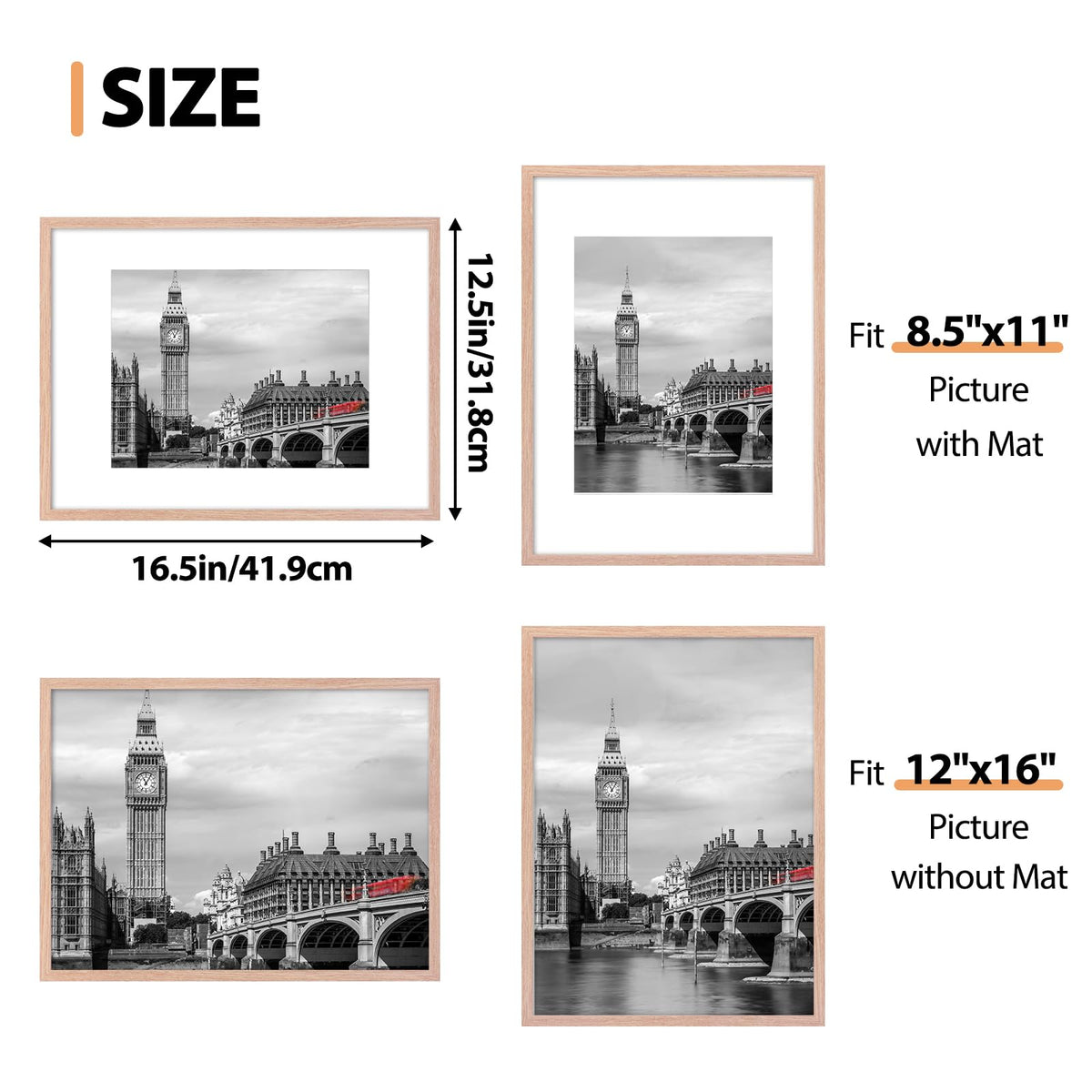 Fixwal natural frame with shatterproof glass demonstrates durability for everyday use