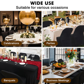 Fixwal washable chair slipcover displayed, simplifies post-event cleanup.