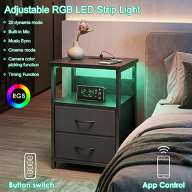 Fixwal pu finish surface offers smooth easy to clean bedside surface