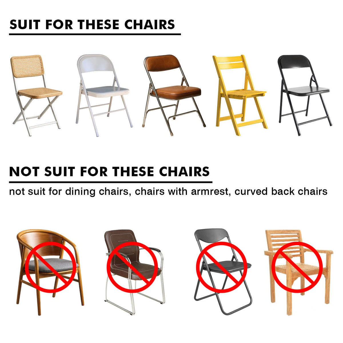 Fixwal chair cover with four elastic pockets securing a neat, stable fit.