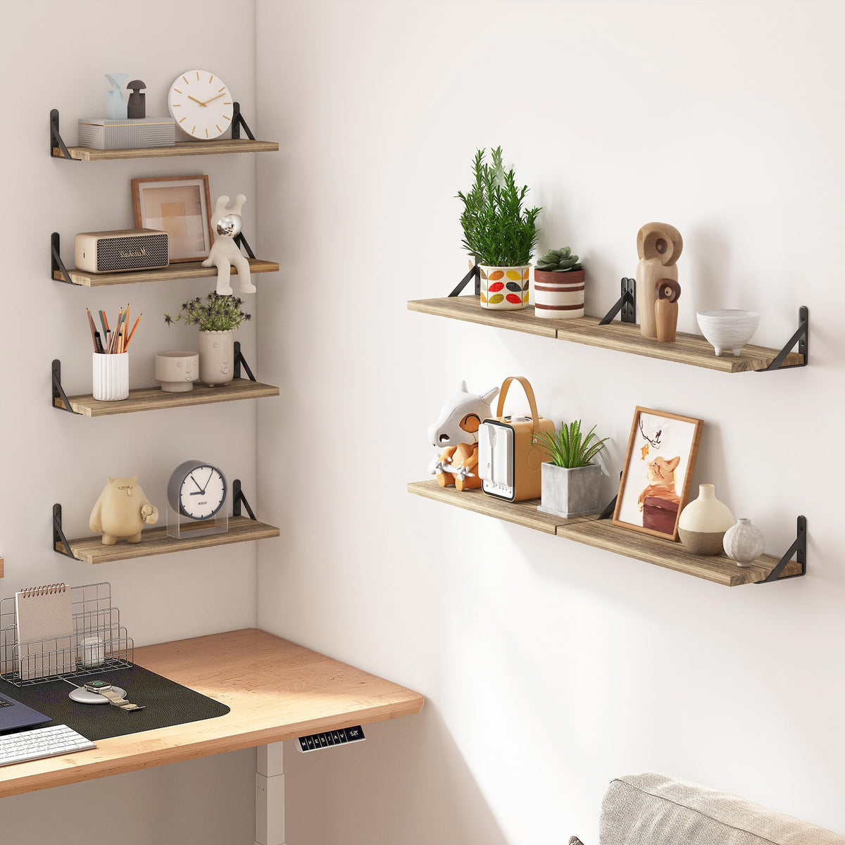 Fixwal bathroom organizer shelf for towels and toiletries