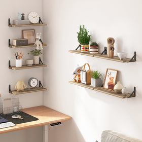 Fixwal bathroom organizer shelf for towels and toiletries