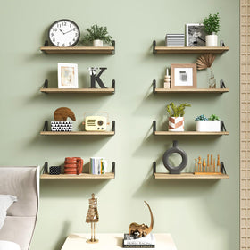 Fixwal office shelf displaying plants and decor items